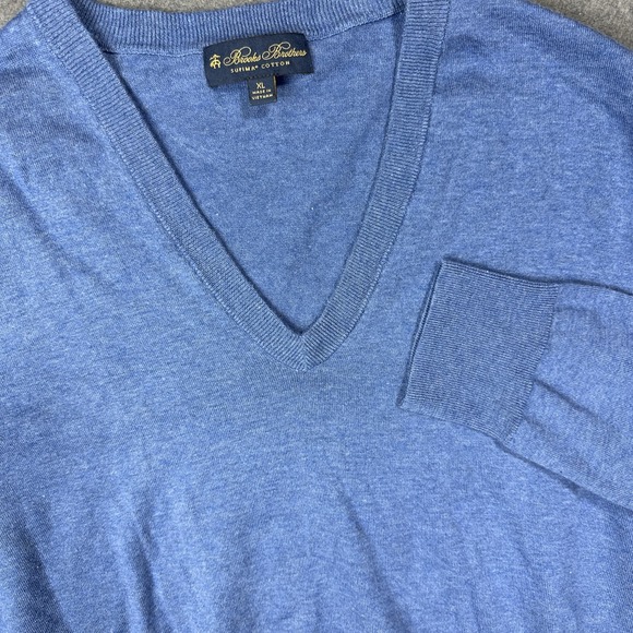 Brooks Brothers Other - Brooks Brothers V-Neck Sweater Men's XL 100% Supima Cotton‎ Lightweight Pullover